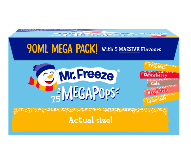 Mr Freeze Magapops Box 75x90ml